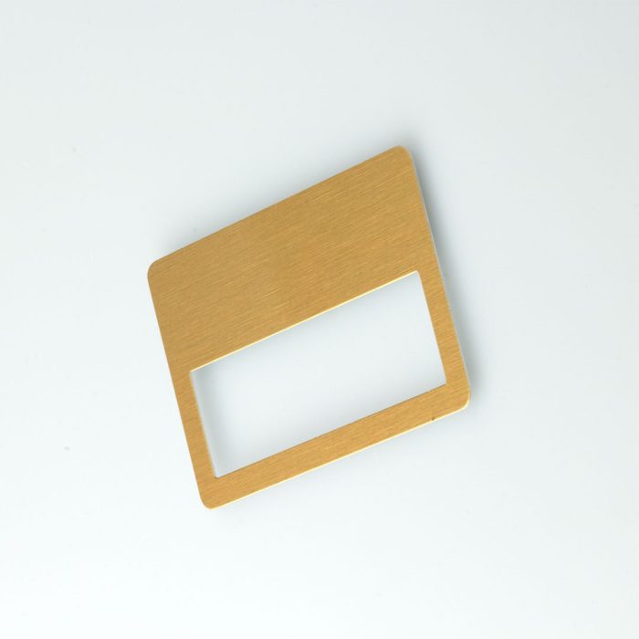 73x44mm Aluminium Window Badge Face - 19mm Window - Image 2