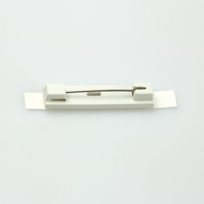 STK-WBP-PR-1-1080 White bar pin badge fitting