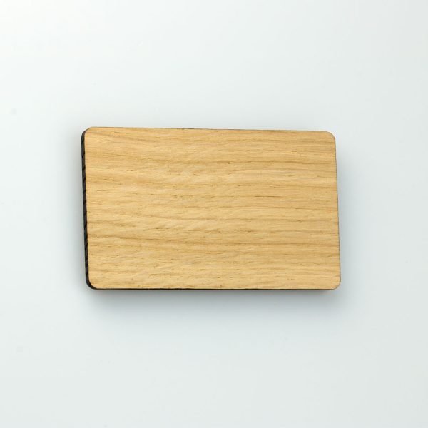 STK-WD-NB1-1080 Oak Badge Blank