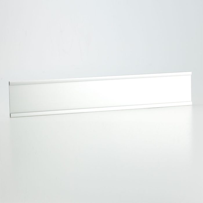 STK-WAS-1220SS-1080 Aluminium Door Nameplate Holder Silver